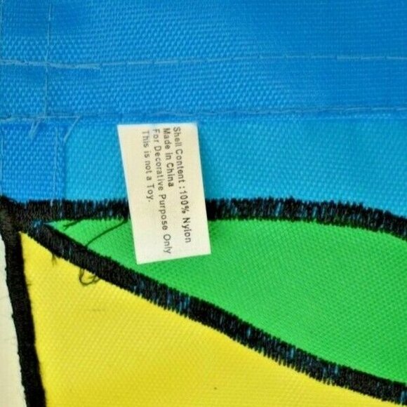 Bumblebee with Flower Outdoor Garden Flag Large 28 x 38 - Picture 4 of 4